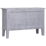 Credenza con 2 Cassetti 90x30x60 cm in Legno Massello di Mogano