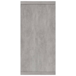 Credenza Grigio Cemento 88x30x65 cm in Truciolato