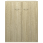 Credenza Rovere Sonoma 60x30x75 cm in Truciolato