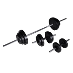 Set Bilanciere con 2 Manubri 30,5 kg