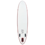 Set Tavola da SUP e Surf Gonfiabile Rosso e Bianco