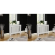 Copritermosifoni 2 pz in MDF 112 cm Bianco