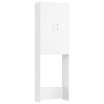 Mobile per Lavatrice Bianco 64x25,5x190 cm