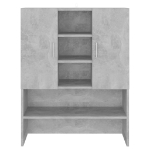 Mobile per Lavatrice Grigio Cemento 70,5x25,5x90 cm