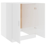 Mobile per Lavatrice Bianco Lucido 71x71,5x91,5 cm