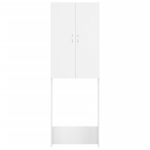 Mobile per Lavatrice Bianco 64x25,5x190 cm