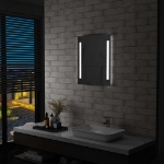 Specchio da Parete a LED per Bagno 50x60 cm