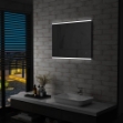 Specchio da Parete a LED per Bagno con Sensore Tattile 80x60cm