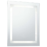 Specchio da Parete a LED per Bagno con Sensore Tattile 60x80cm