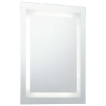 Specchio da Parete a LED per Bagno con Sensore Tattile 60x100cm