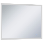 Specchio da Parete a LED per Bagno con Sensore Tattile 80x60cm