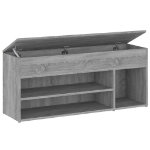 Scarpiera Grigio Sonoma 105x30x45 cm in Legno Multistrato