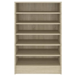 Scarpiera Rovere Sonoma 60x35x92 cm in Truciolato