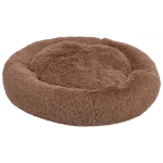 Cuscino Lavabile per Cani e Gatti Marrone 90x90x16 cm Peluche