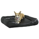 Cuccia per Cani Nera 80x68x23 cm in Similpelle