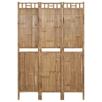 Paravento a 3 Pannelli in Bambù 120x180 cm
