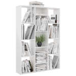 Libreria/Divisorio Bianco Lucido 100x24x140 cm in Truciolato