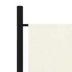 Paravento a 3 Pannelli Bianco Crema 150x180 cm