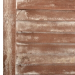 Divisorio 6 Pannelli Marrone 210x165cm Legno Massello Paulownia