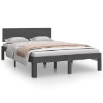 Giroletto Grigio in Legno Massello 120x190 cm 4FT Small Double