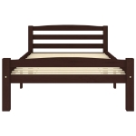 Giroletto Marrone Scuro in Legno Massello di Pino 100x200 cm