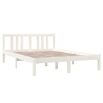 Giroletto Bianco in Legno Massello 135x190 cm 4FT6 Doppio