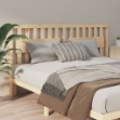 Testiera per Letto 125,5x4x100 cm in Legno Massello di Pino
