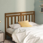 Testiera per Letto Miele 141x4x100 cm in Legno Massello di Pino