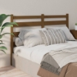 Testiera per Letto Miele 141x4x100 cm in Legno Massello di Pino