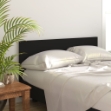 Testiera per Letto Nera 160x1,5x80 cm in Legno Multistrato
