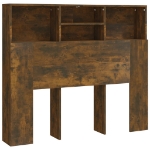 Testiera con Scomparti Rovere Fumo 120x19x103,5 cm