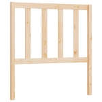 Testiera per Letto 106x4x100 cm in Legno Massello di Pino