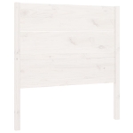 Testiera per Letto Bianca 96x4x100 cm in Legno Massello di Pino