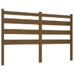 Testiera per Letto Miele 141x4x100 cm in Legno Massello di Pino