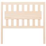 Testiera per Letto 105,5x4x100 cm in Legno Massello di Pino