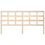 Testiera per Letto 185,5x4x100 cm in Legno Massello di Pino