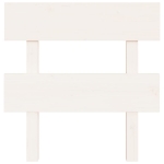 Testiera per Letto Bianca 103,5x3x81 cm Legno Massello di Pino