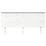 Testiera per Letto Bianca 164x6x82,5 cm Legno Massello di Pino