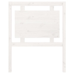 Testiera per Letto Bianca 80,5x4x100 cm Legno Massello di Pino