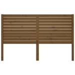 Testiera per Letto Miele 126x4x100 cm in Legno Massello di Pino