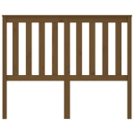 Testiera per Letto Miele 146x6x101 cm in Legno Massello di Pino