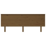 Testiera per Letto Miele 204x6x82,5cm in Legno Massello di Pino