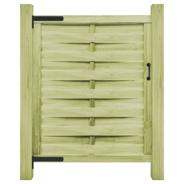 Cancello da Giardino in Legno Impregnato 100x125 cm Verde