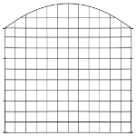 Set Recinzione da Giardino ad Arco 77,5x78,5 cm Verde