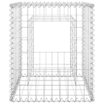 Cesto a Gabbione a Torre 50x50x60 cm in Ferro