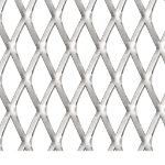 Recinzione in Rete in Acciaio Inossidabile 100x85 cm 45x20x4 mm