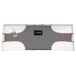 Pure2Improve Rete da Allenamento 732x244x244 cm in PE
