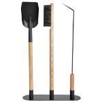 Esschert Design Set  Attrezzi per Camino in Acciaio al Carbonio FF208