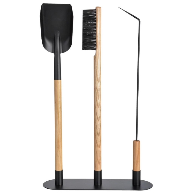 Esschert Design Set  Attrezzi per Camino in Acciaio al Carbonio FF208