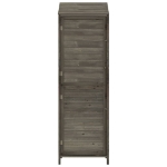 Capanno Giardino Antracite 55x52x174,5 cm Legno Massello Abete